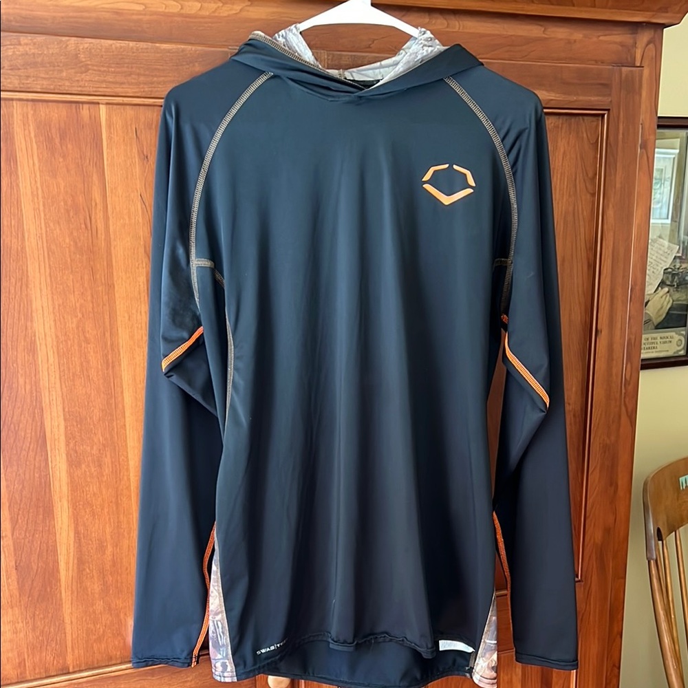 Black and Orange Hoodie
